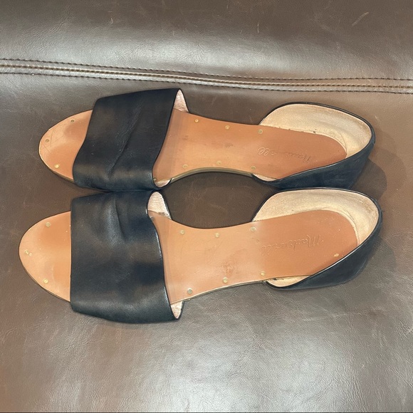 Madewell Thea Black Sandals Size 9 - Picture 3 of 5